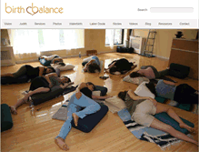 Tablet Screenshot of birthbalance.com